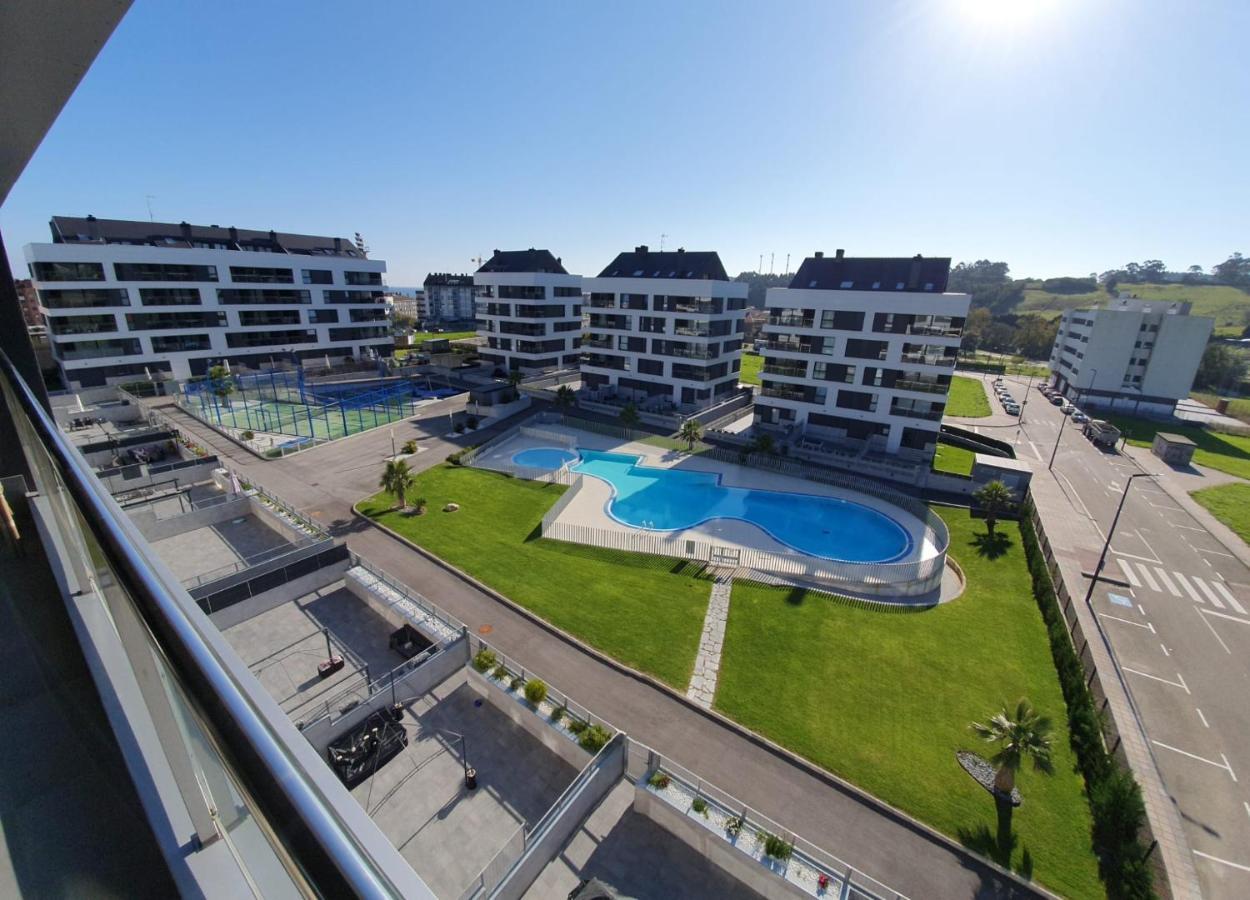 Apartamento 3 Habitaciones Miramar, Luanco Esterno foto